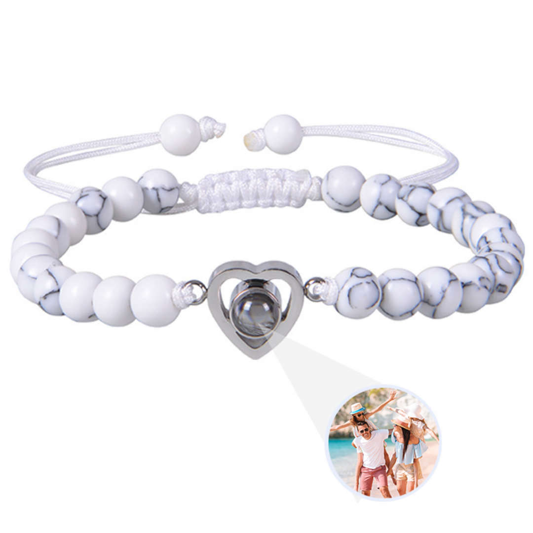 HEART-SHAPED PHOTO BRACELET