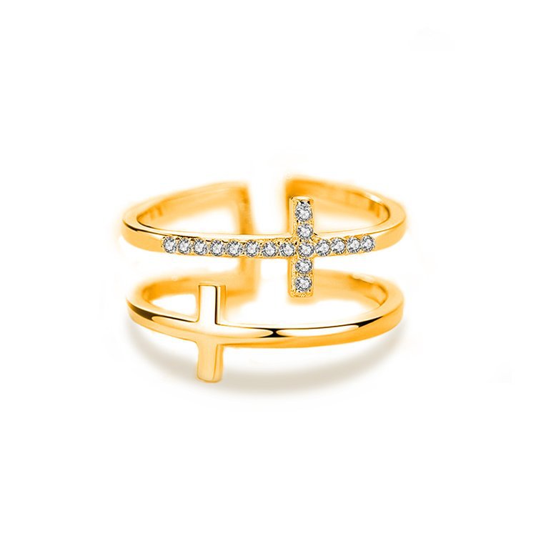 TO MY DAUGHTER - PRAY ON IT - CELESTIAL ELEGANCE CROSS RING