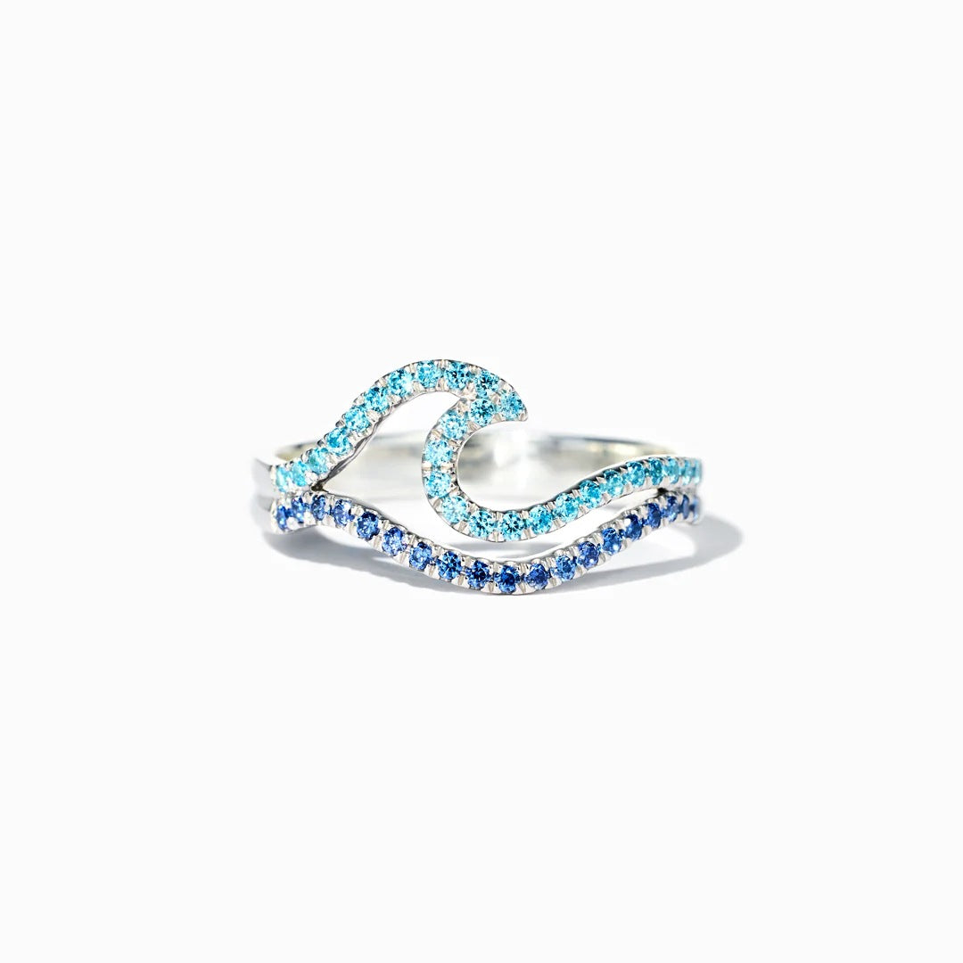 LOVING YOU COMES IN WAVES - OCEAN WAVE RING