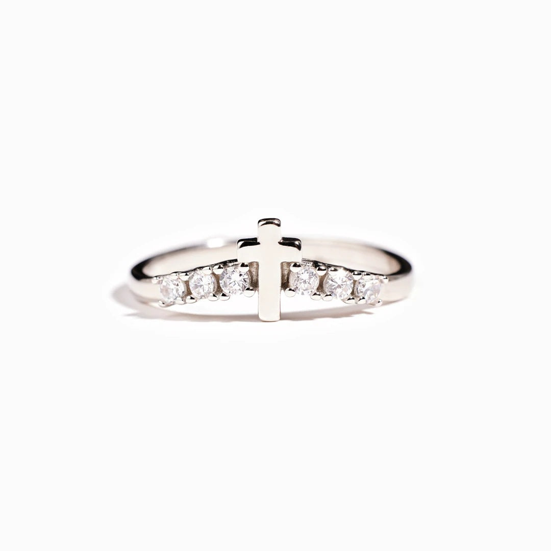 THE STORMS OF LIFE - CELESTIAL CROSS DIAMOND RING