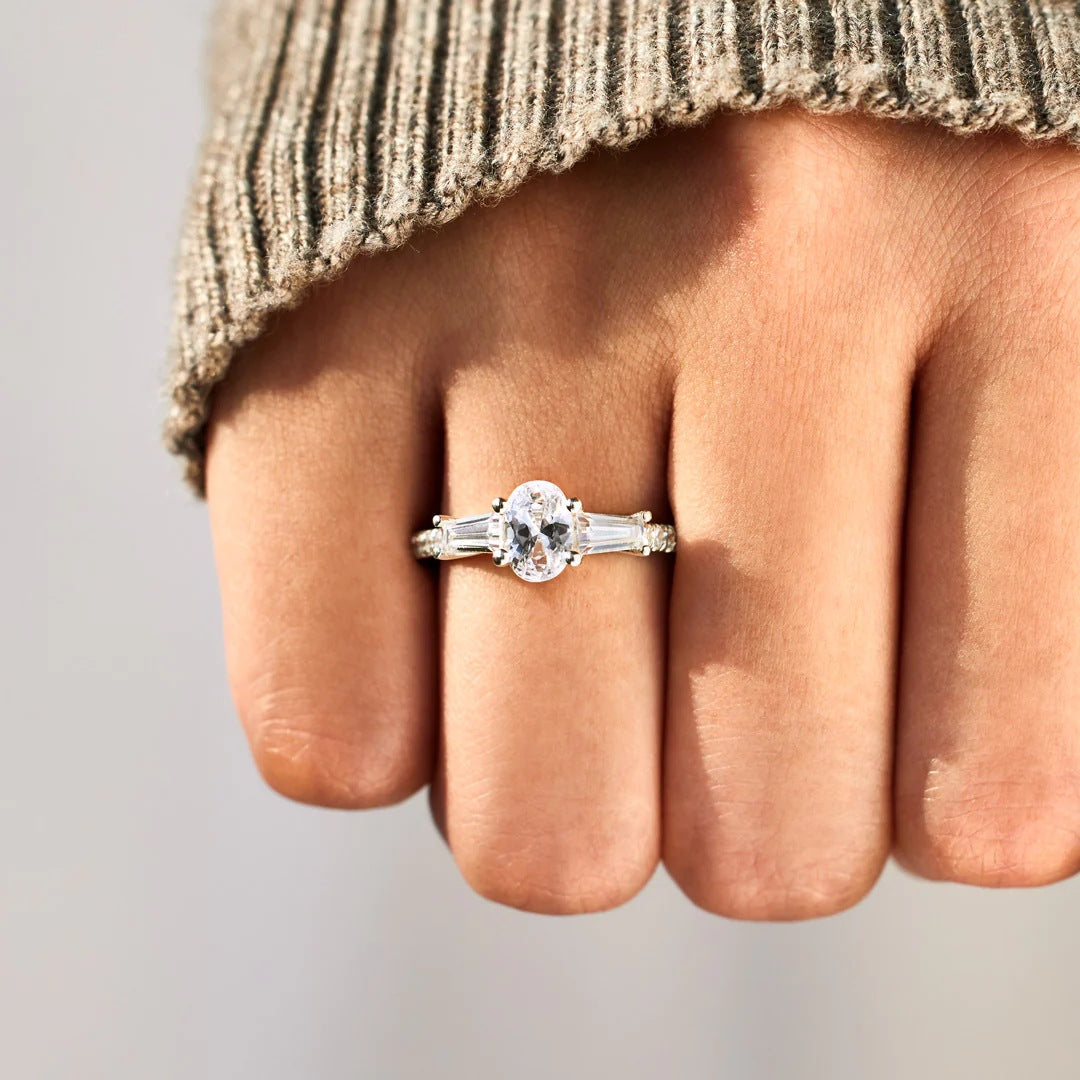 PROMISE TO CHOOSE YOU - OVAL DIAMOND HALO RING