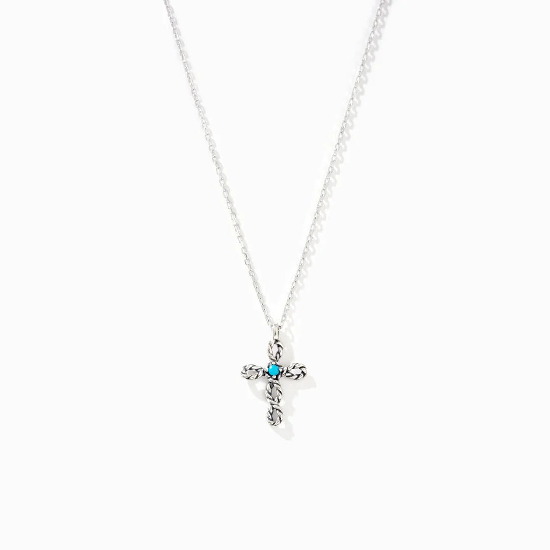 DEAR DAUGHTER - DONT WORRY ABOUT ANYTHING - CELESTIAL CROSS NECKLACE