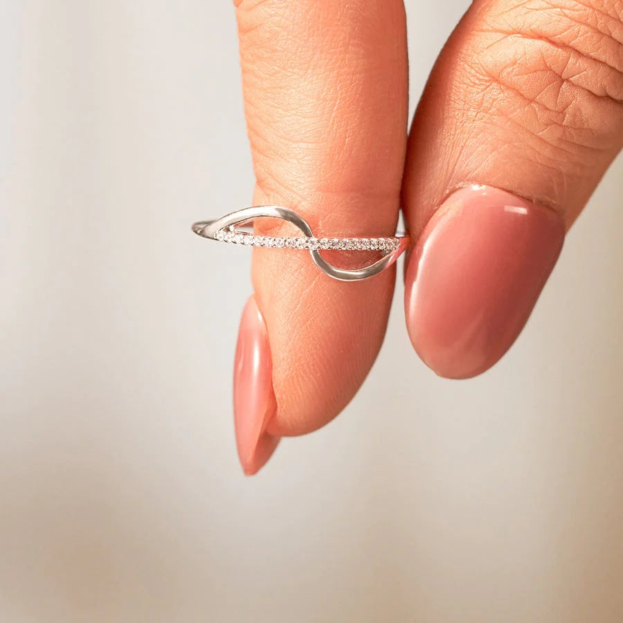 TO MY DAUGHTER- THE HIGHS AND LOWS IN LIFE - INFINITY EMBRACE RING