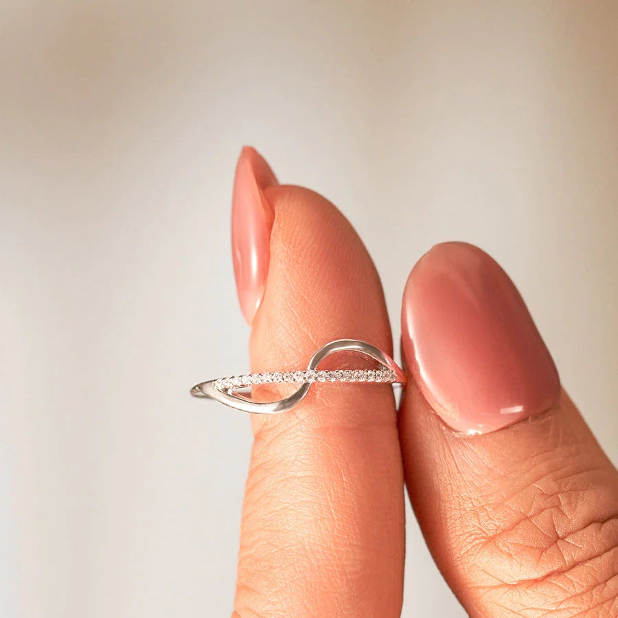 TO MY DAUGHTER- THE HIGHS AND LOWS IN LIFE - INFINITY EMBRACE RING