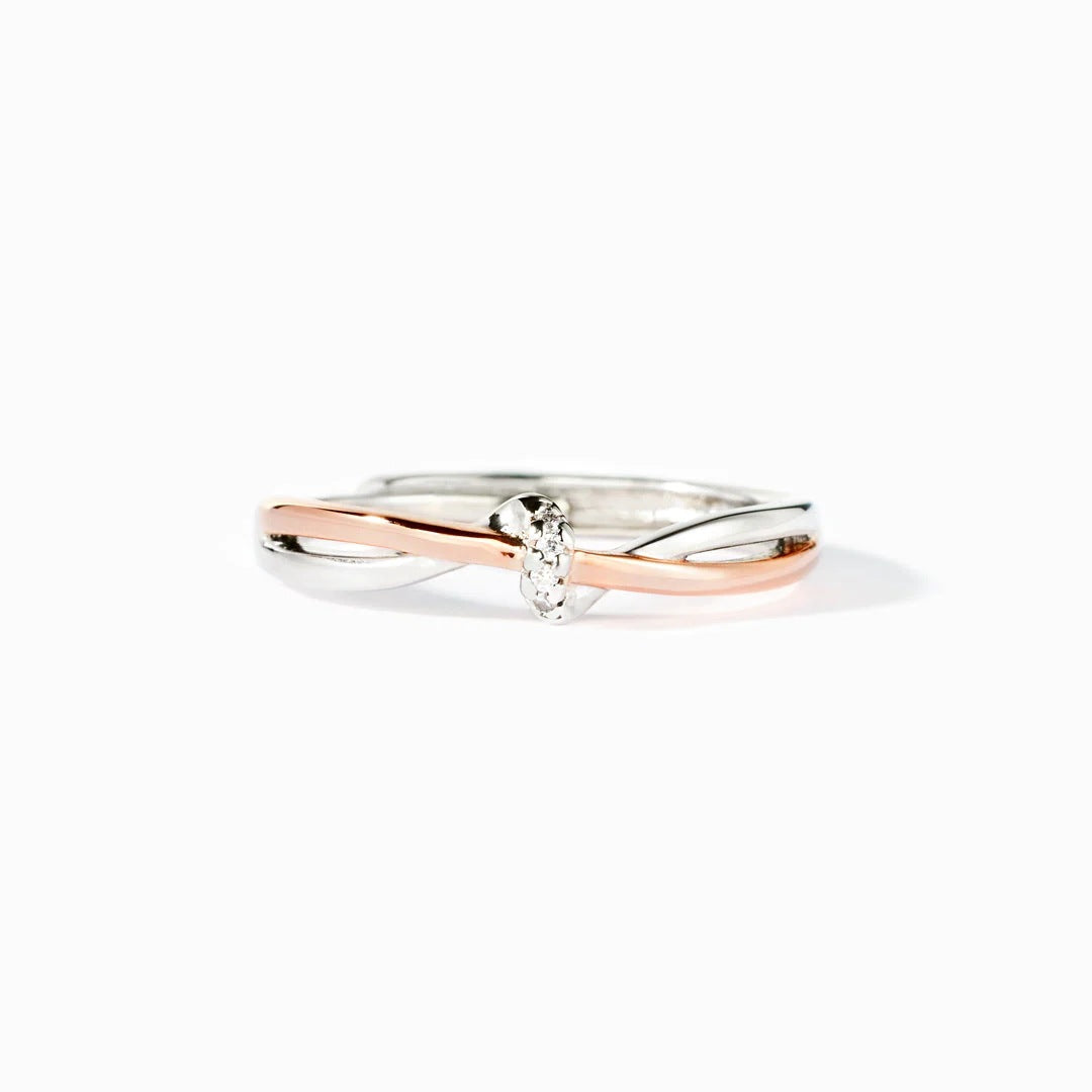 MOTHER & DAUGHTER - ENTWINED FOREVER - INFINITE GRACE RING