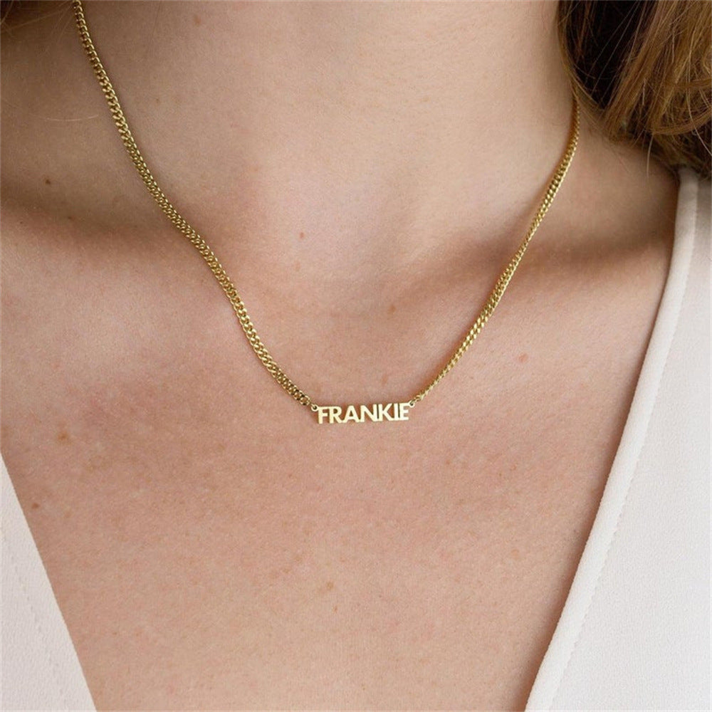 The Minimalist Name Necklace