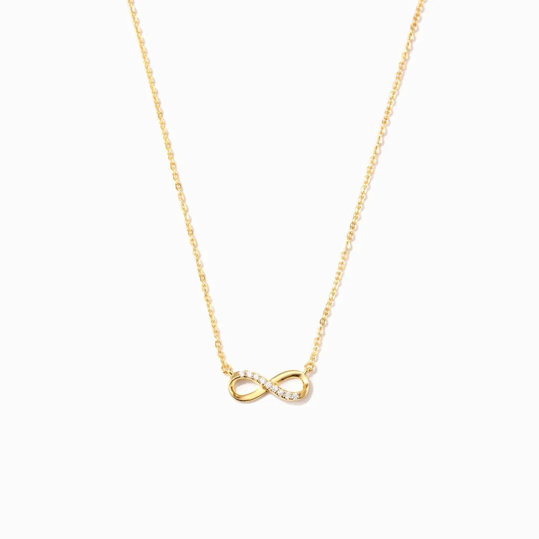 MY LOVE - YOU ARE MY FOREVER - ENDLESS LOVE DIAMOND INFINITY NECKLACE