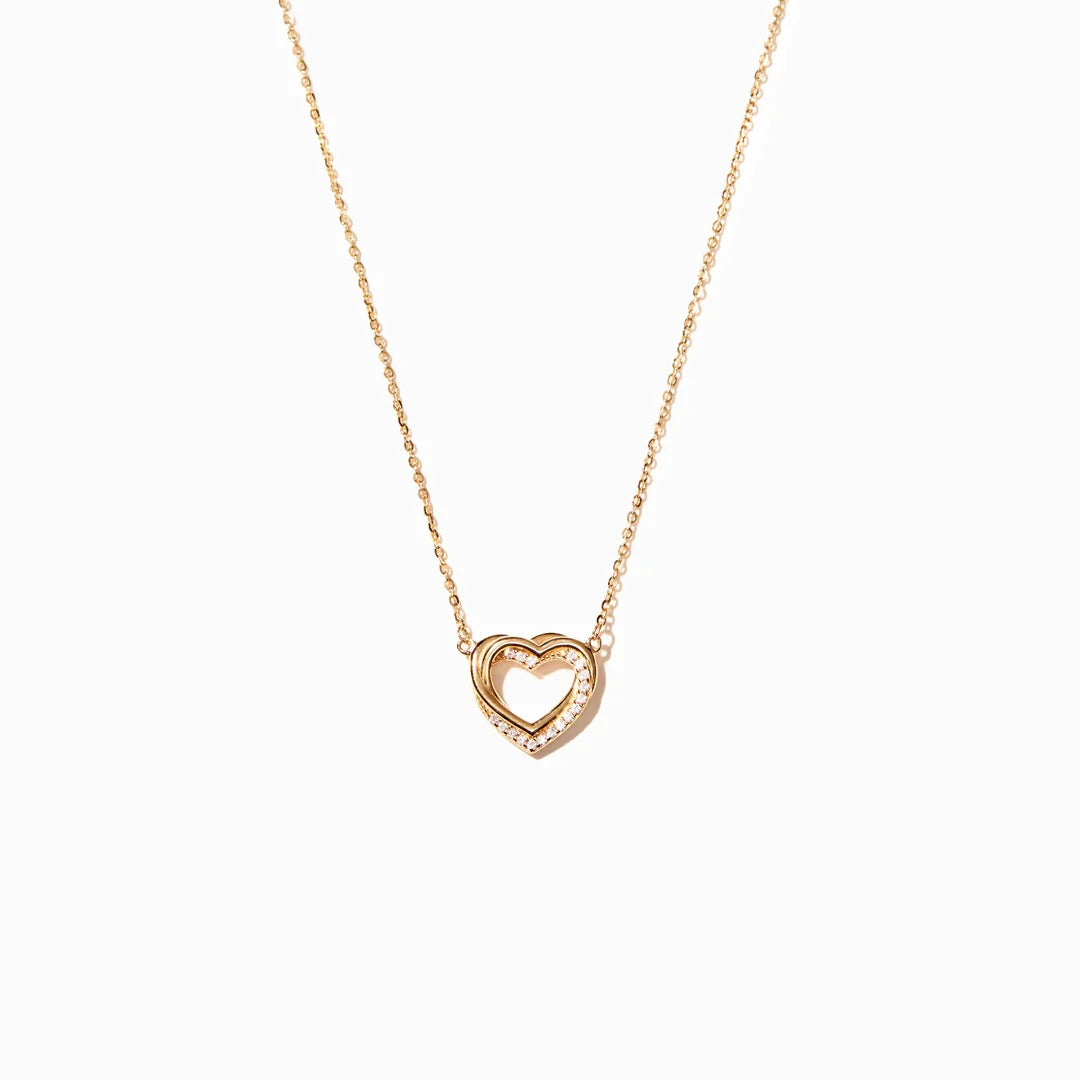 MOTHER AND DAUGHTER FOREVER - BRILLIANT HEART NECKLACE