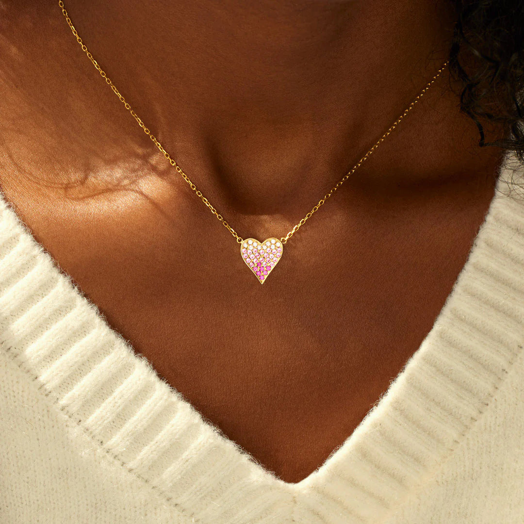 MOTHER AND DAUGHTER - PUREST IN THE WORLD - RADIANT HEART PENDANT