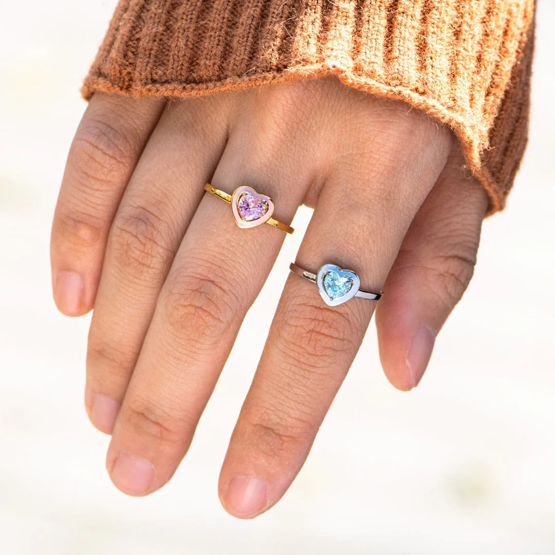 A SPECIAL FRIEND THAT I TRULY ADORE -  HEART CRUSH RING