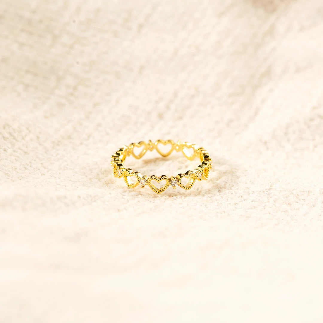 THANKS FOR BEING MY MOM - GOLDEN HEART ETERNITY BAND