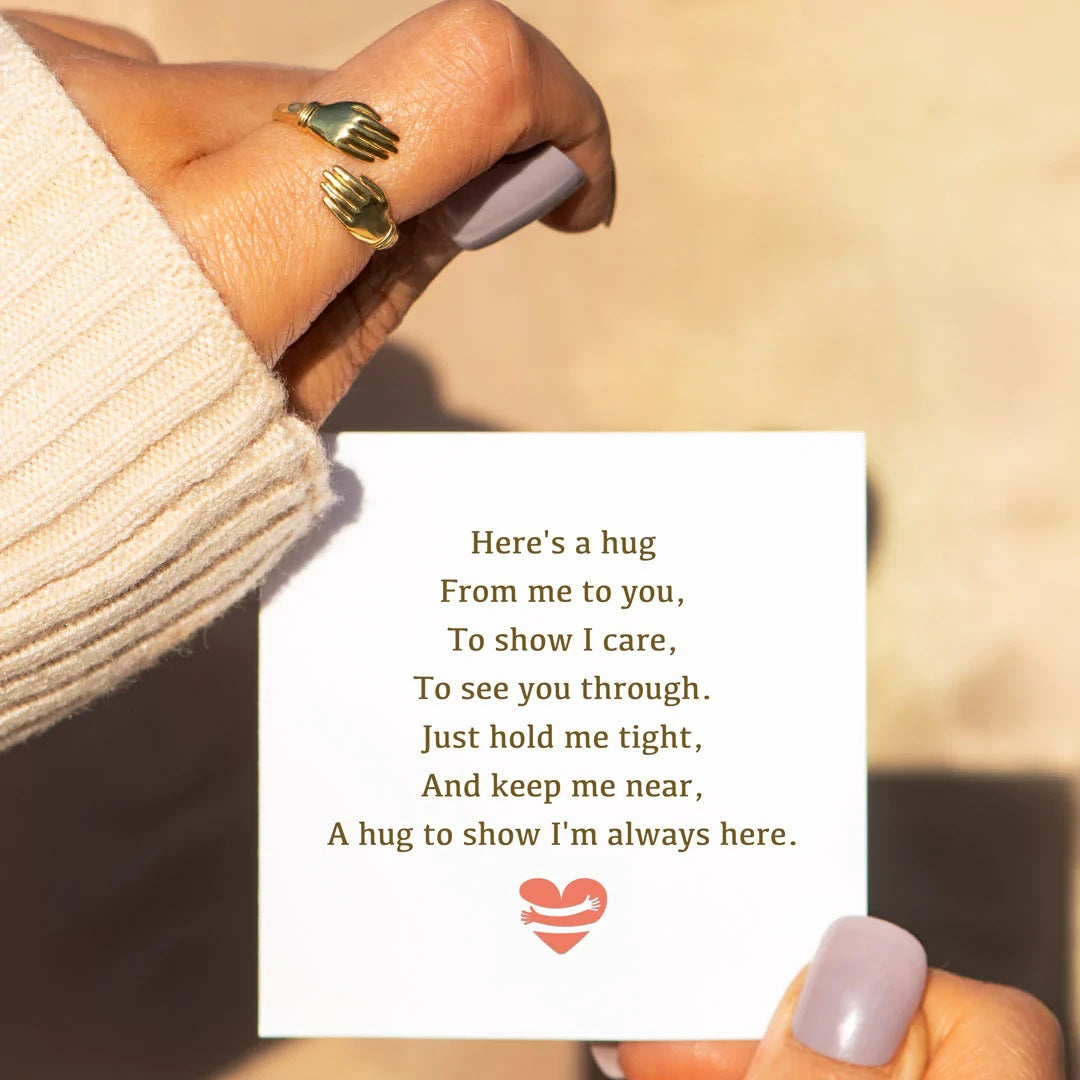 FROM ME TO YOU  - TO SHOW YOU I CARE - EMBRACE RING