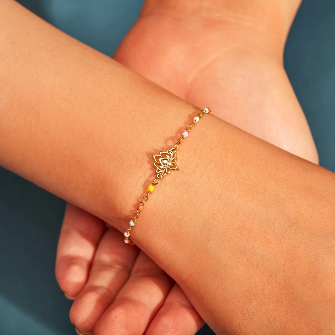 BEGIN AGAIN - LIKE THE LOTUS YOU ARE - ENCHANTED BRACELET