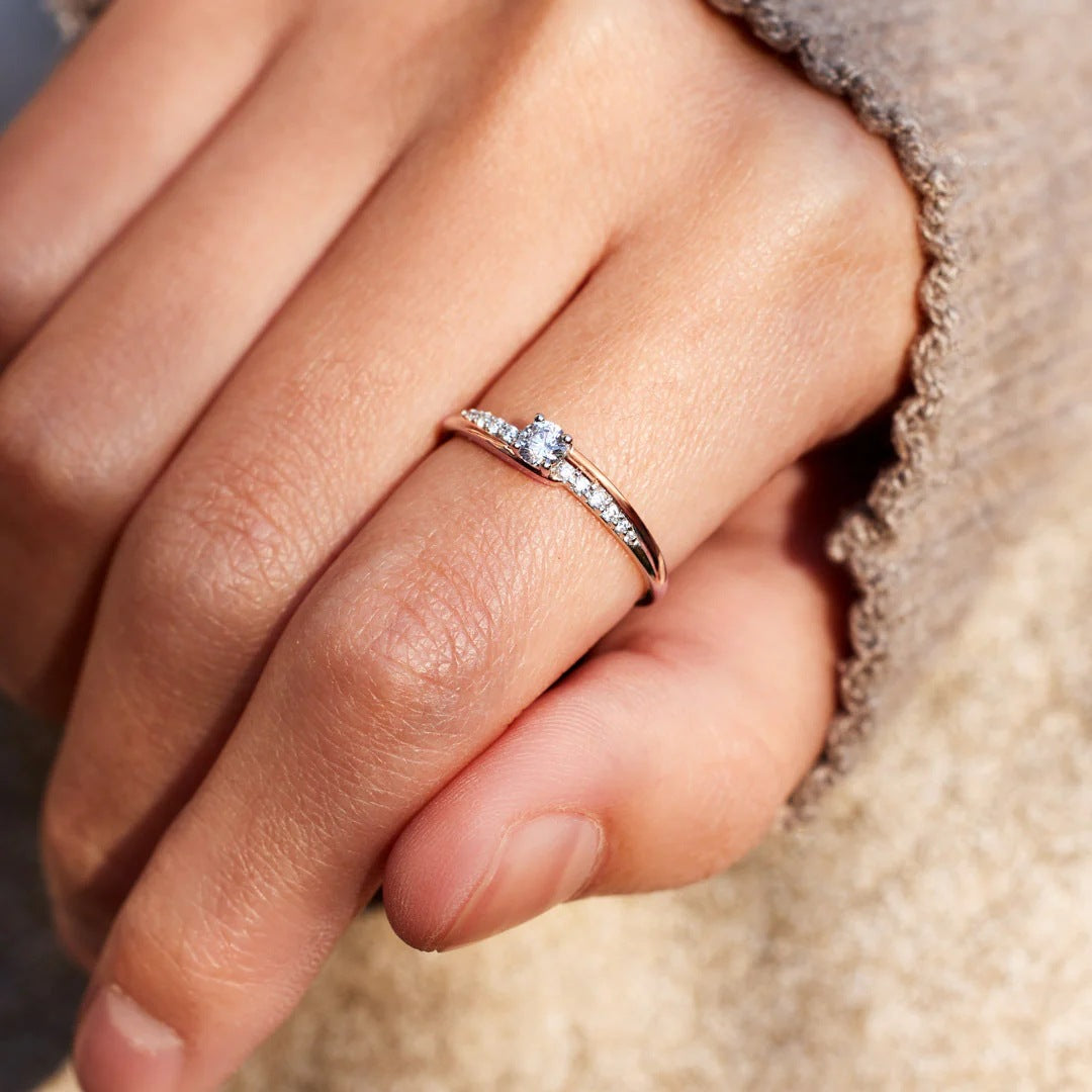 TO MY DAUGHTER - A SYMBOL OF COMMITMENT - TIMELESS ELEGANCE SOLITAIRE RING