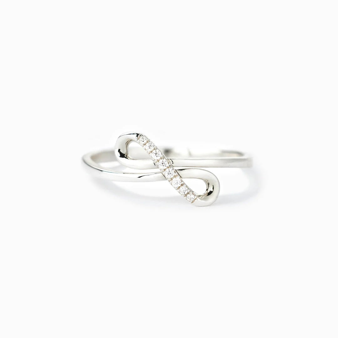 DEAR DAUGHTER - MY LOVE FOR YOU IS A JOURNEY - DIAMOND INFINITY TWIST RING