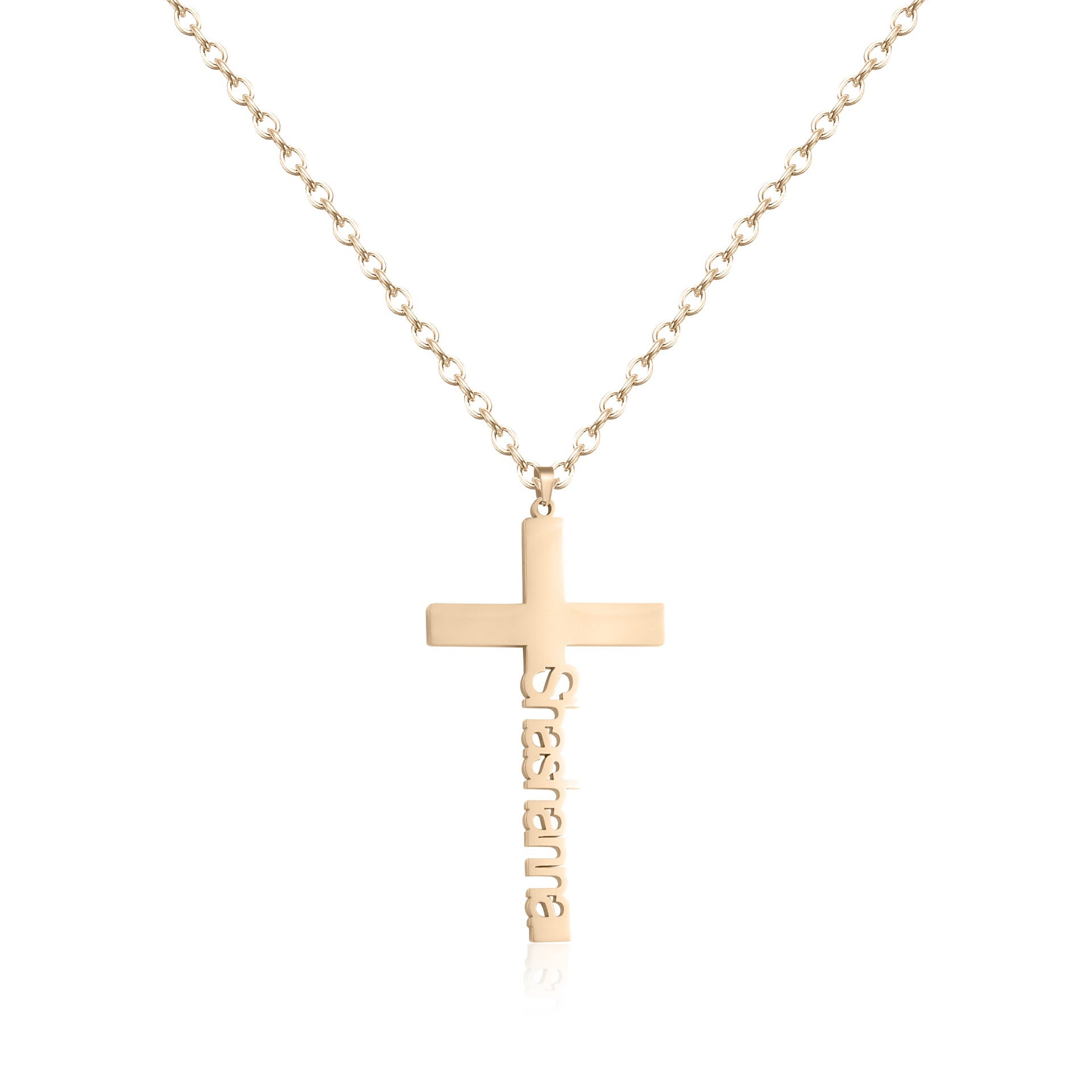 The Faith and Name Cross Necklace