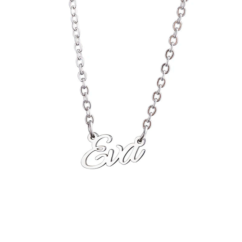 The Script Nameplate Necklace