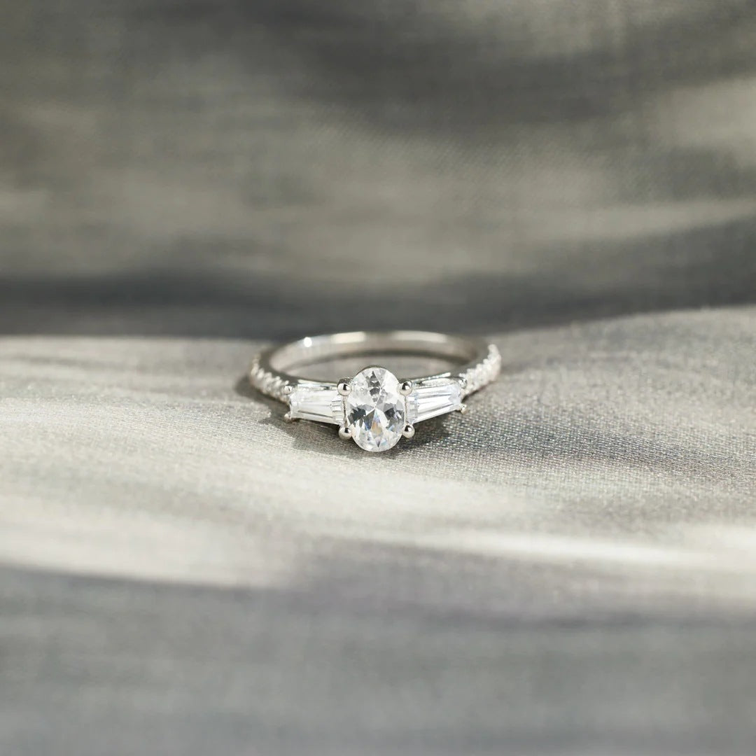 PROMISE TO CHOOSE YOU - OVAL DIAMOND HALO RING