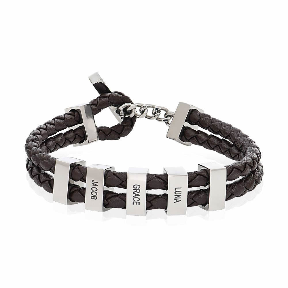 The Family Name Leather Bracelet