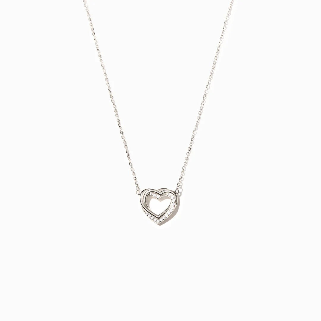 MOTHER AND DAUGHTER FOREVER - BRILLIANT HEART NECKLACE