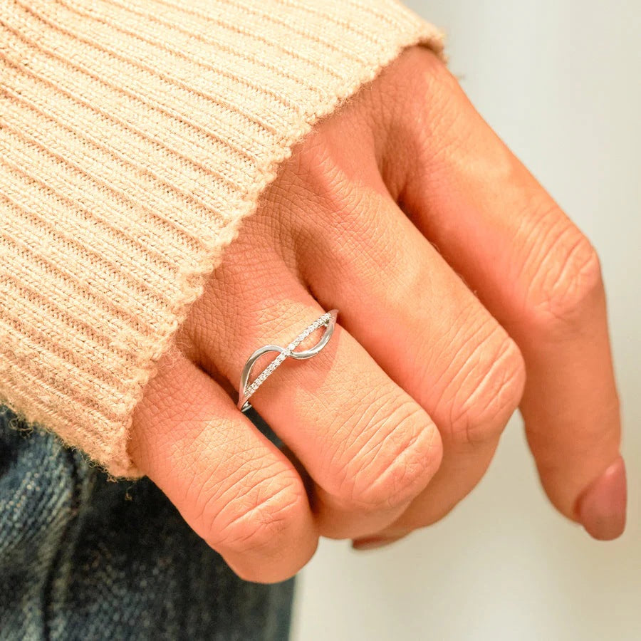 TO MY DAUGHTER- THE HIGHS AND LOWS IN LIFE - INFINITY EMBRACE RING