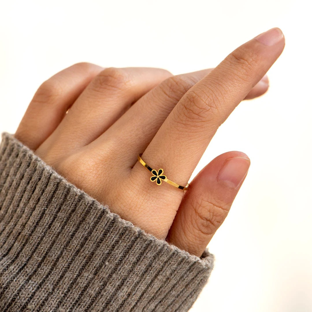 MY BEST FRIEND - FRIENDSHIP THAT WILL STAND FOREVER - FLORAL SIMPLICITY RING