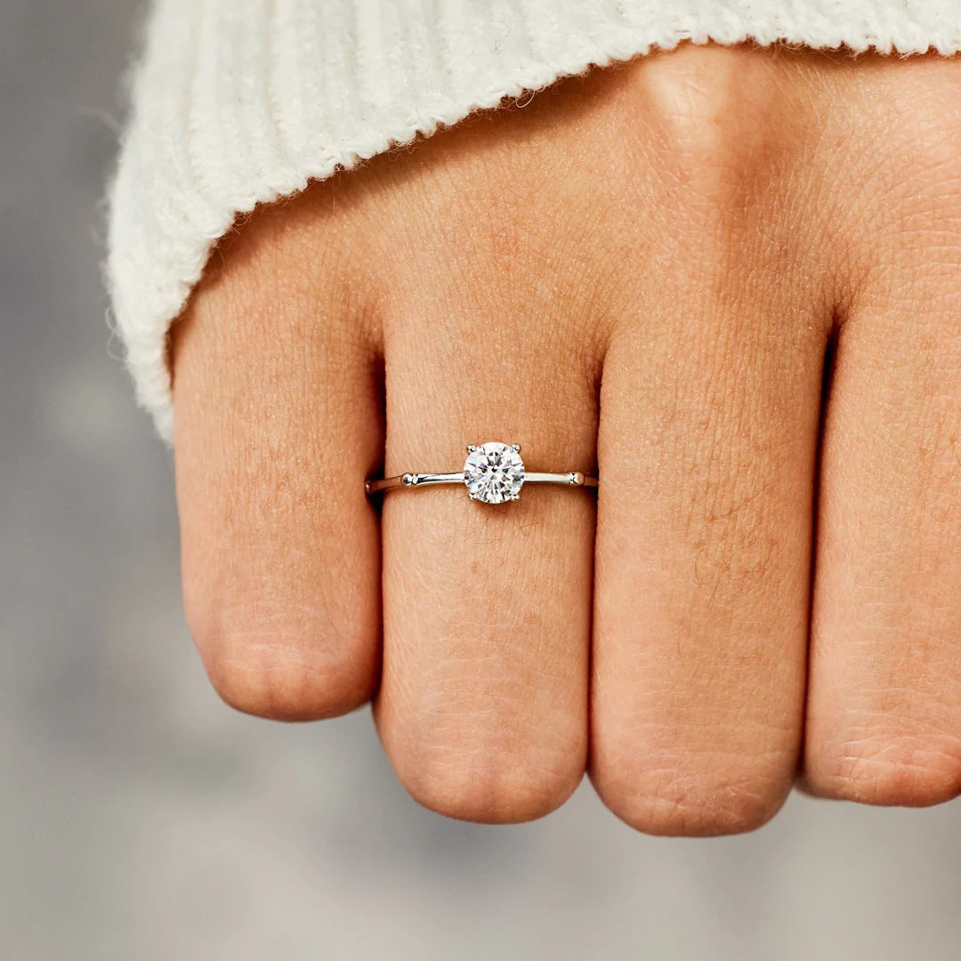 I PROMISE - YOU'RE THE ONLY ONE - CLASSIC SOLITAIRE RING