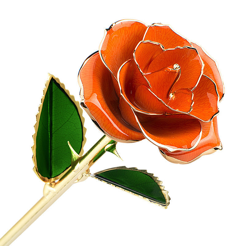 24K GOLD-PLATED ROSE