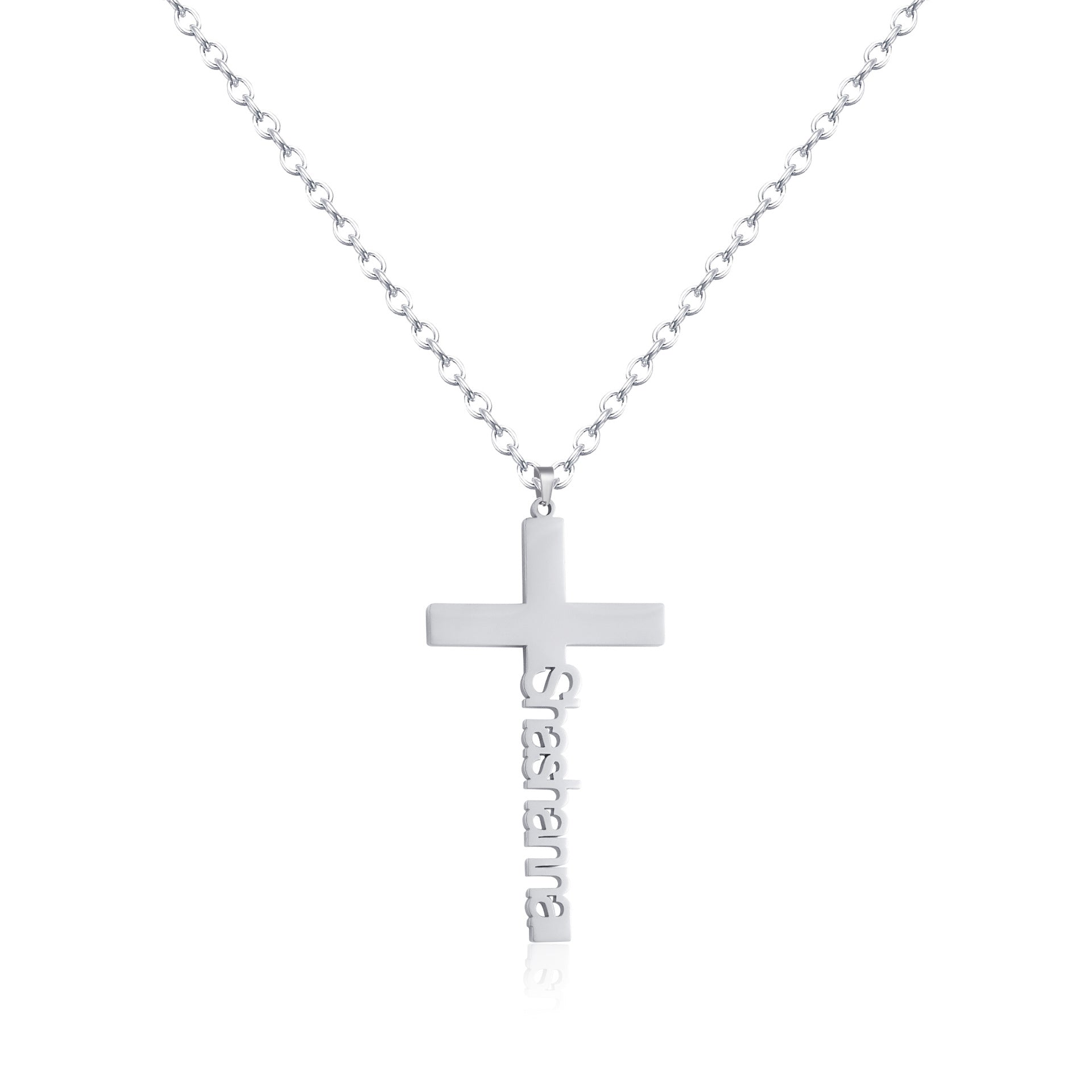 The Faith and Name Cross Necklace