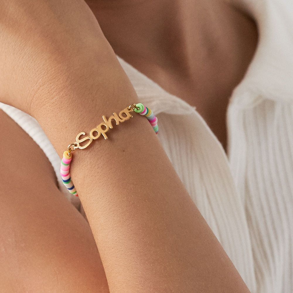 The Rainbow Name Bracelet