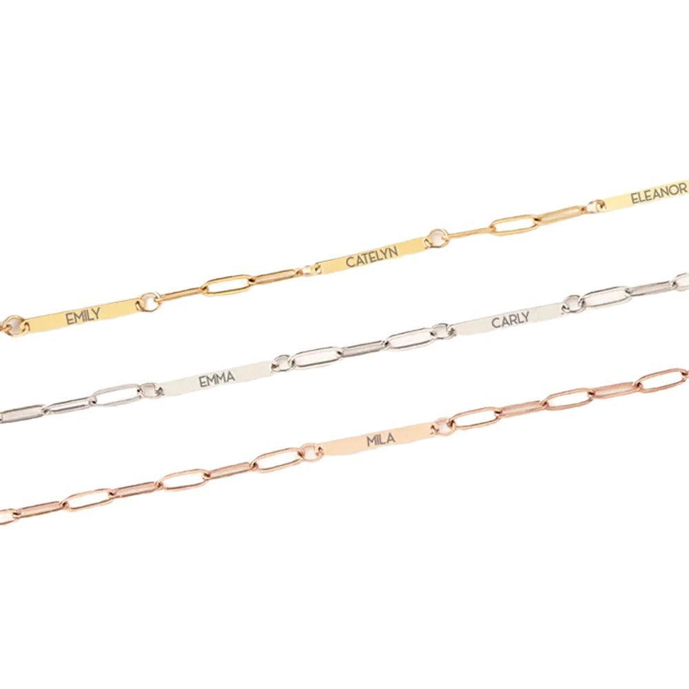 The Personalized Bar Chain Necklace