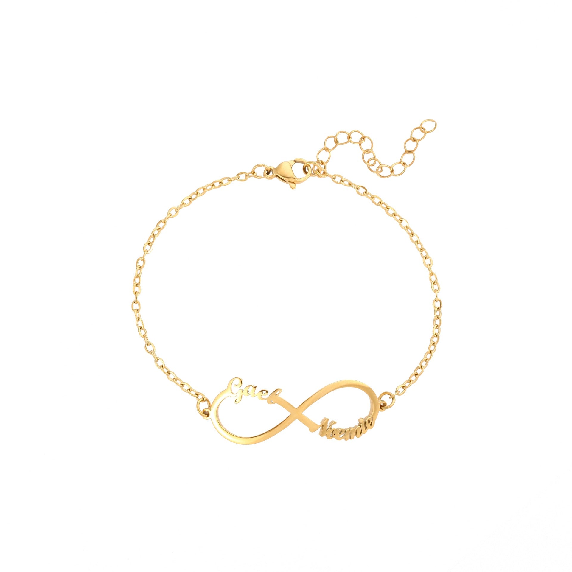 The Infinity Love Names Bracelet