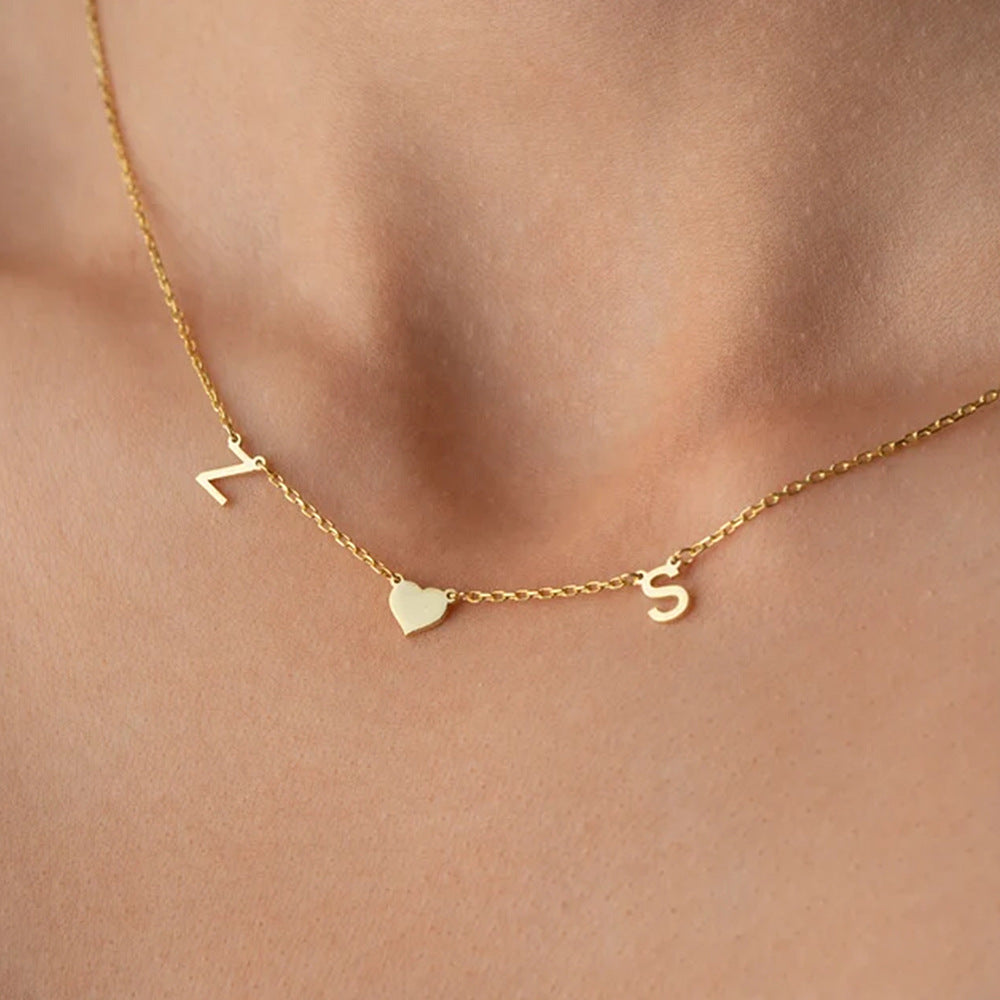 The Charm & Initial Layered Necklace