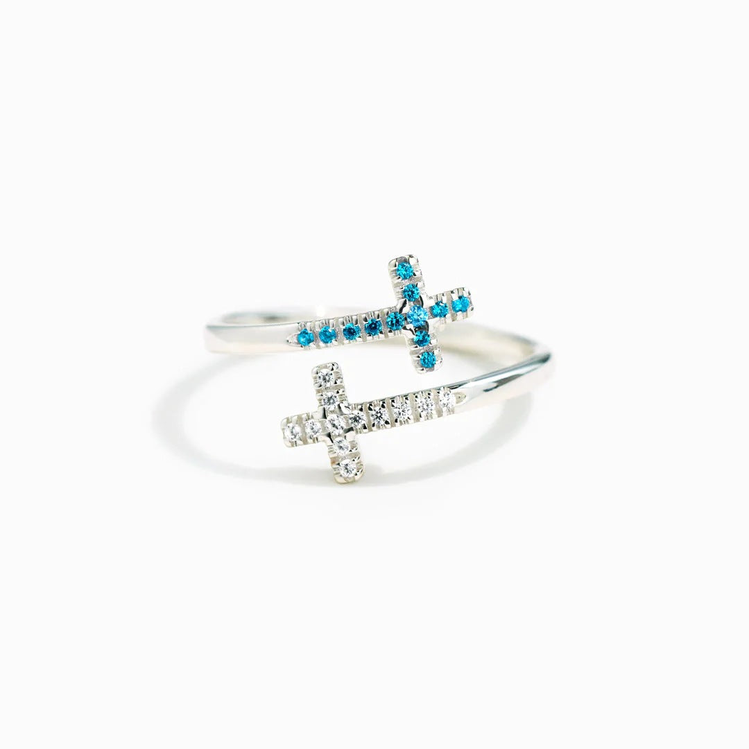 SISTER IN CHRIST - GOD BOUGHT US TOGETHER - HEAVENLY CROSS RING