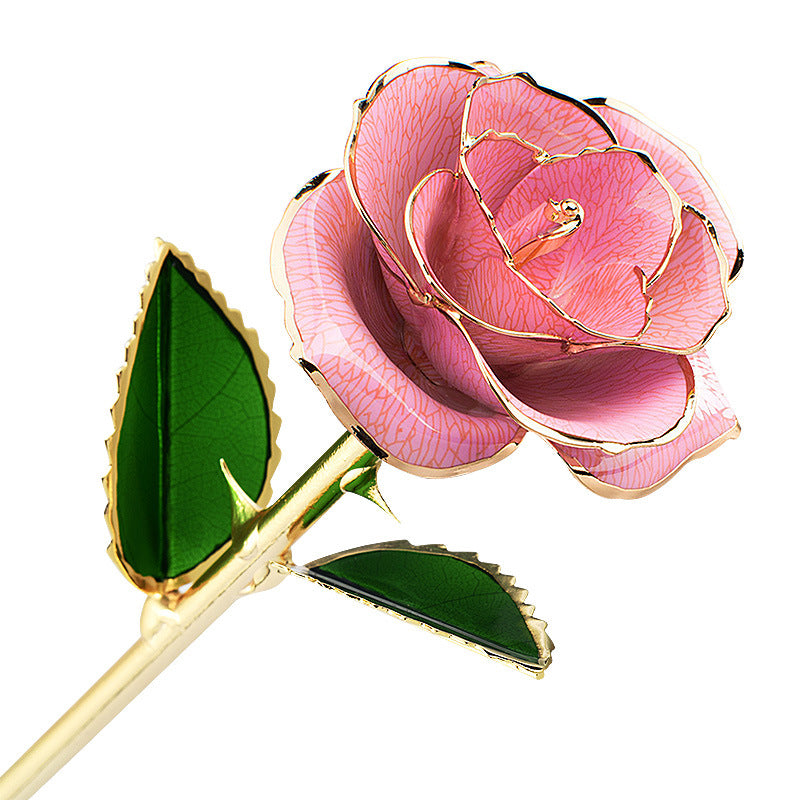 24K GOLD-PLATED ROSE