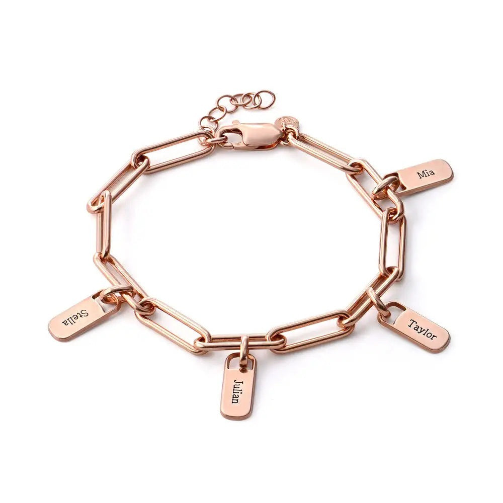 The Personalized Charm Chain Bracelet