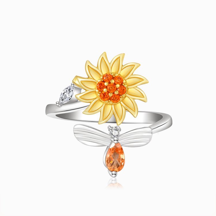 TO MY DAUGHTER - YOU ARE MY SUNSHINE - SUNSHINE DREAMS BUTTERFLY RING