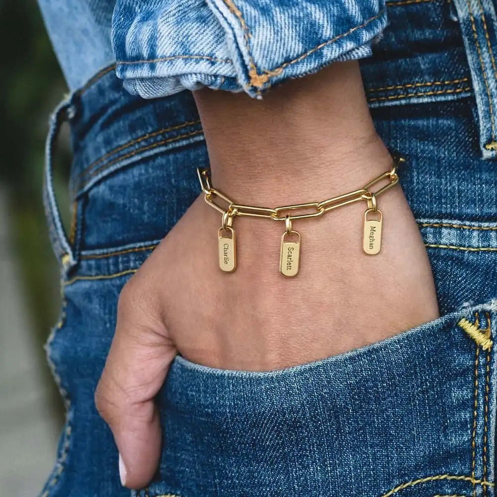 The Personalized Charm Chain Bracelet