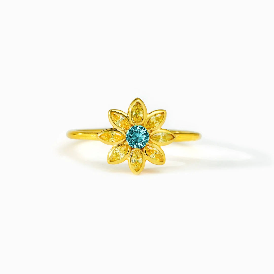 LIVE LIFE IN FULL BLOOM - SUNBURST RADIANCE RING