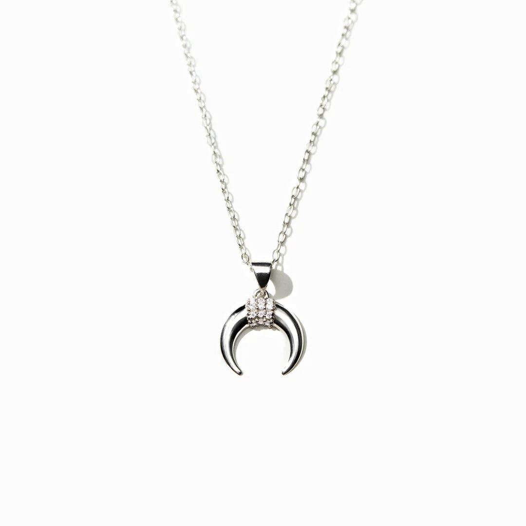 TO MY DAUGHTER - MY DOOR WILL ALWAYS BE OPEN - CRESCENT ALLURE PENDANT NECKLACE