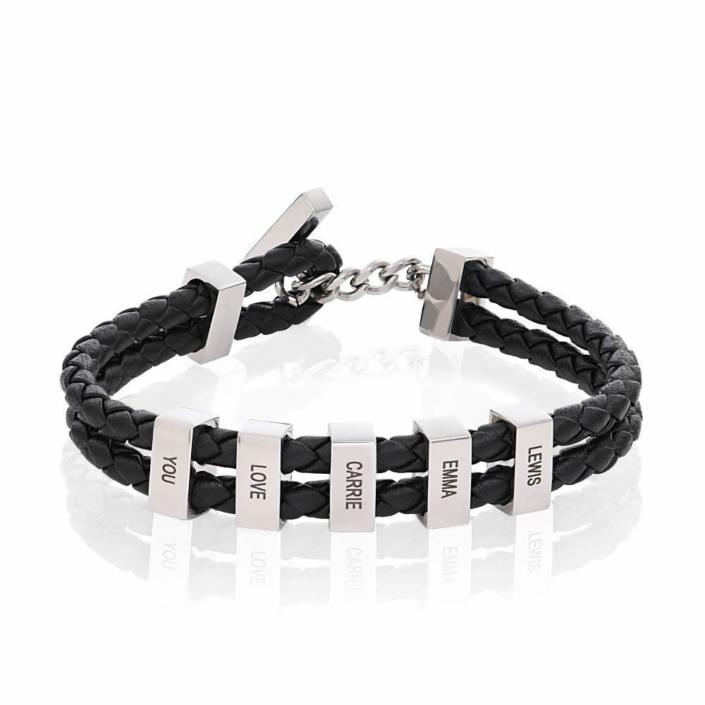 The Family Name Leather Bracelet