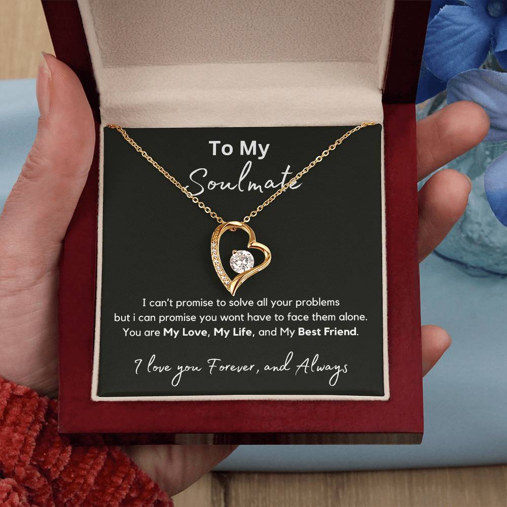 To My Soulmate - My Promise - Forever Love Necklace - Love You Forever