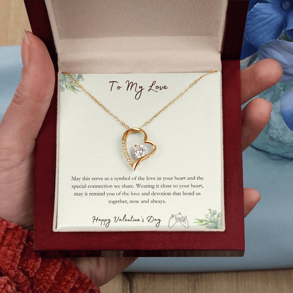 To My Love - Special Connection - Forever Love Necklace - Happy Valentine's Day