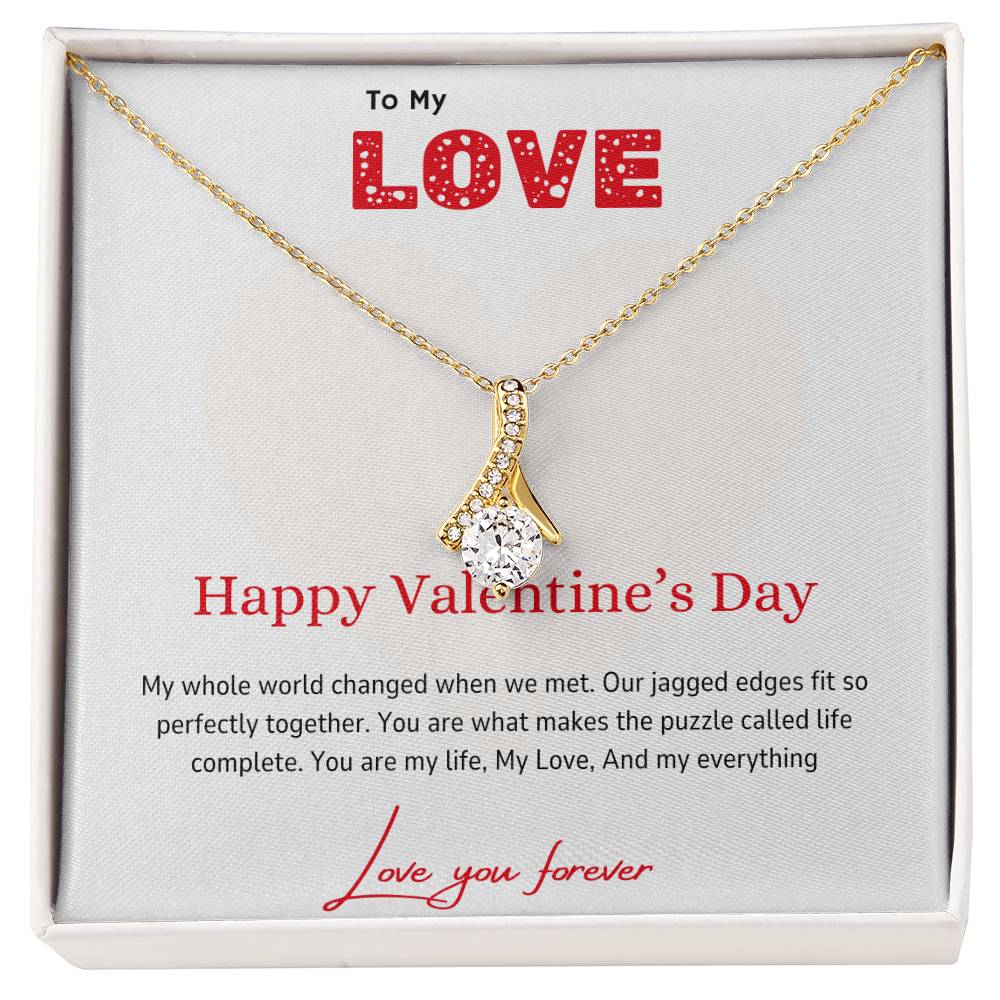 To My Love - Perfectly Together - Alluring Beauty Necklace - Love You Forever