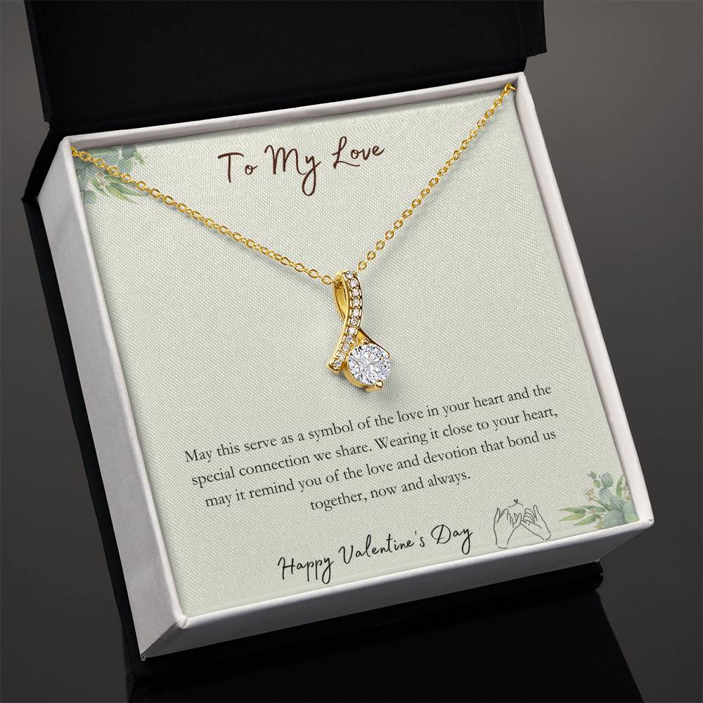 To My Love - Special Connection - Alluring Beauty Necklace - Happy Valentine's Day