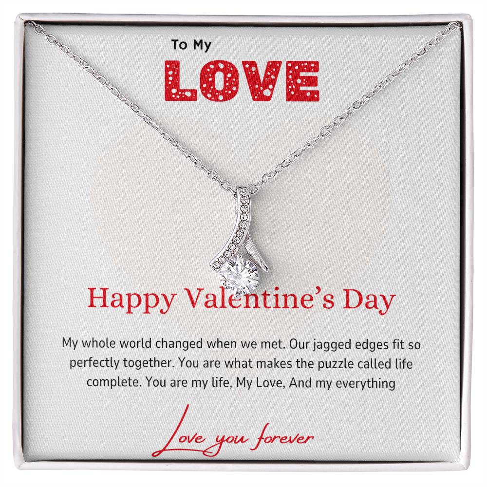 To My Love - Perfectly Together - Alluring Beauty Necklace - Love You Forever