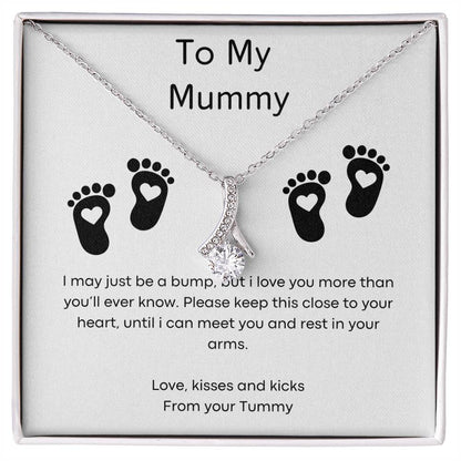 To My Mummy - Small Bump -Alluring Beauty Necklace