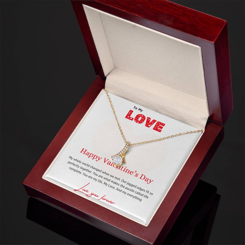 To My Love - Perfectly Together - Alluring Beauty Necklace - Love You Forever