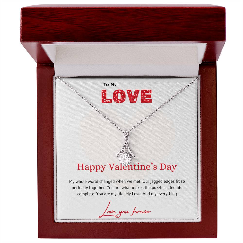 To My Love - Perfectly Together - Alluring Beauty Necklace - Love You Forever