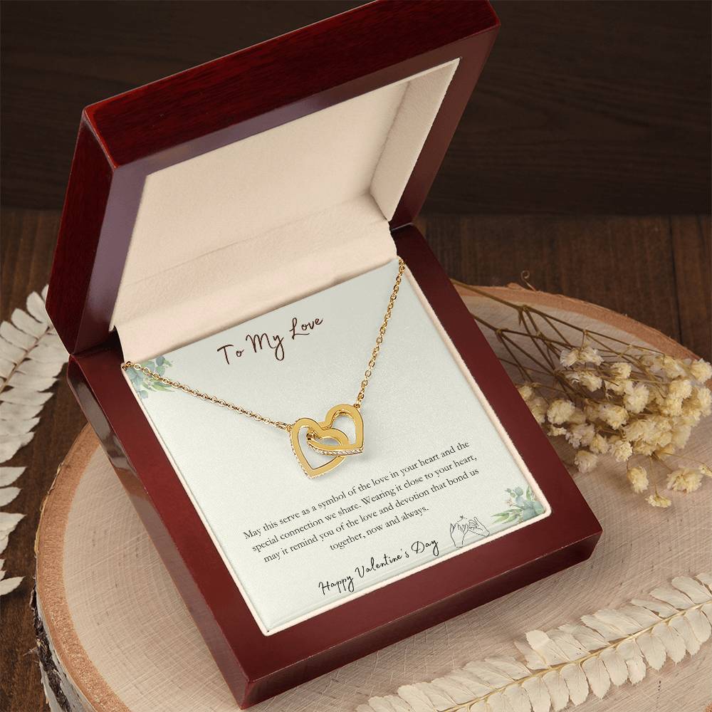 To My Love - Special Connection - Interlocking Necklace - Happy Valentine's Day